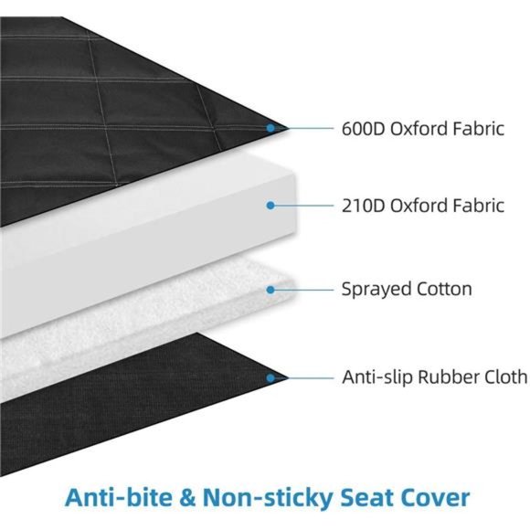 OKMEE Dog Car Seat Cover, Nonslip, Scratchproof - Picture 2 of 14